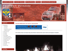 Tablet Screenshot of feuerwehr-boernecke.de